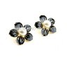 flower stud earring finding