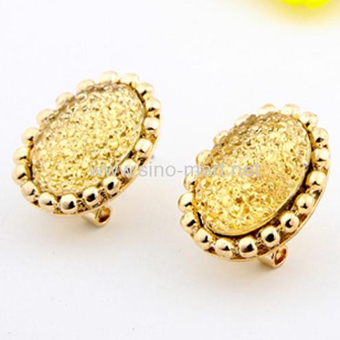 gold plated earing finding