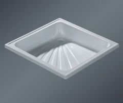 Square shower tray