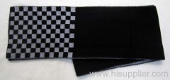 acrylic jacquard knitted scarf