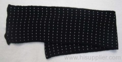 acrylic jacquard knitted scarf