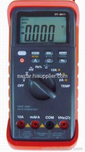 Digital Multimeter with Backlight Display and 4kHz to 10MHz Frequency