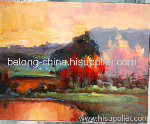 light color abstract oil painting