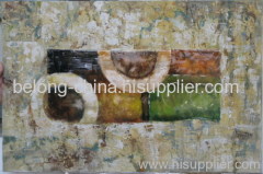 hand made abstract oil painting for bars