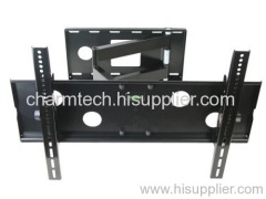 Black Steel Articulating LCD TV Bracket
