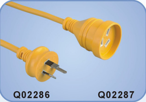 Australia extension cords SET