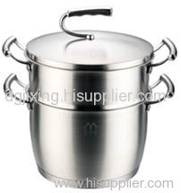 New Products deluxe Stainless steel Double-Handle(Steaming)Soup Pot