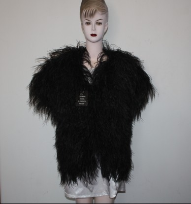 womens feather coat