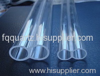 Clear twin quartz tube