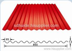prepainted corrugated steel sheet