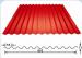 corrugated steel roofing plate