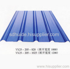 corrugated steel tile