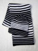 acrylic stripe knitted set