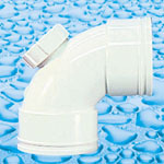 UPVC fittings for Drainage 88°Sweep Bend F/F With I/O