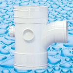 UPVC fittings for Drainage Reduing Sweep Junction F/F With I/O