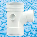 UPVC fittings for Drainage Reduing Sweep Junction F/F