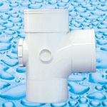 UPVC fittings for Drainage Sweep Junction With Big Access F/F or M/F