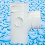 UPVC fittings for Drainage Sweep Junction M/F