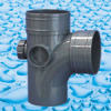 UPVC fittings for Drainage Sweep Junction M/F With I/O