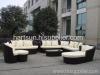 Outdoor rattan furniture sofa set