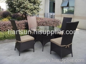 Outdoor furniture table and chair