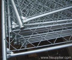 temporary galvanized chain link fence