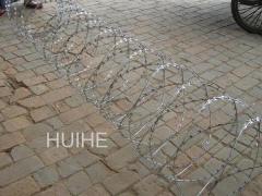 galvanized concertina wire