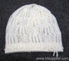 acrylic jacquard knitted hat