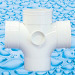 UPVC fittings for Drainage Double Sweep Junction M/F