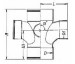 UPVC fittings for Drainage Reducing Double Sweep Junction