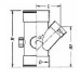 UPVC fittings for Drainage Reducing Y-Junction M/F or F/F With I/O