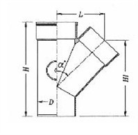 UPVC fittings for Drainage Y-Junction M/F With I/O or Without I/O