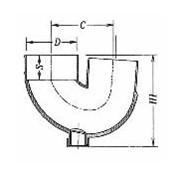 UPVC fittings for Drainage U-Body M/F With I/O