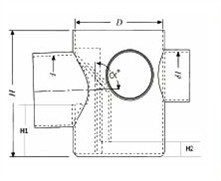 UPVC fittings for Drainage Floor Trap Gully