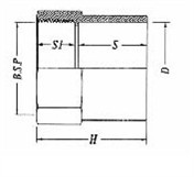 UPVC fittings for Drainage Female Iron Connector