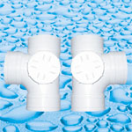 UPVC fittings for Drainage Tee With Right or Left Side Door
