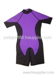 neoprene shorty wetsuit