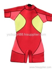 shorty wetsuit neoprene