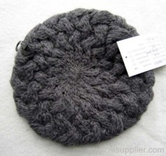 acrylic jacquard knitted hat