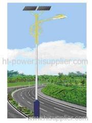 solar panel street light