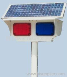 Solar traffic LED light