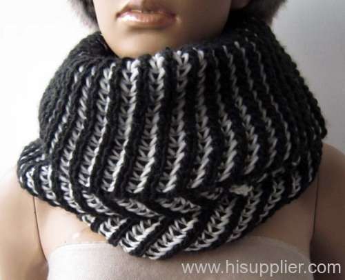 acrylic knitted snood