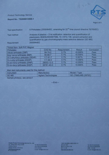 Soft pvc Phthalates (CPSIA Section 108) test reports-2