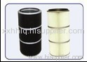 Polyester coated long fiber filter cartridge