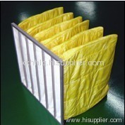 Medium efficiency washable bag filter