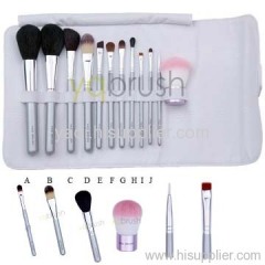 Professional makeup brush set