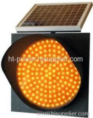 Solar traffic light with LED