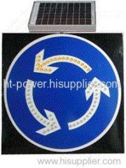 Solar LED traffic light