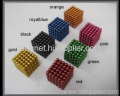 pink magnetic beads puzzle