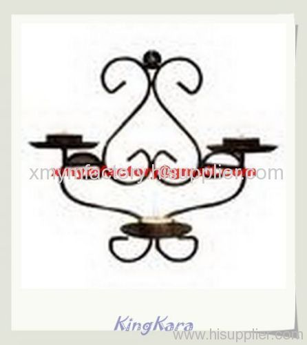 KingKara Metal Wire Candle Holder